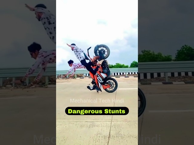 Bike / scooter Stunts Can Be Dangerous | Motorcycle / Scooty Safe Riding Tips #shorts