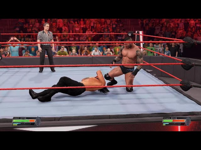 Monday Night Raw: WWE Championship - Randy Orton vs. Roman Reigns 2 (WWE 2K22)