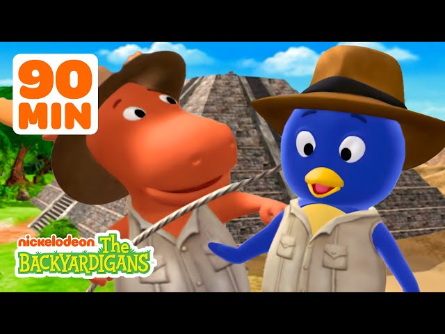 Tyrone & Pablo's Adventures to the Top of the Hill + MORE Quests! | 90 Minutes | The Backyardigans