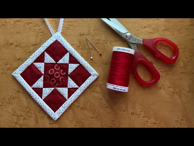 Starlight Quilted Ornament