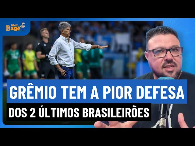 🇪🇪⚫️⚽️🔵 Os números que escancaram a fragilidade defensiva do Grêmio nas duas últimas temporadas.