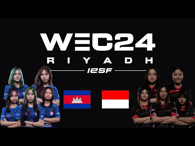 IESF WEC 2024 RIYADH - MLBB WOMEN GRAND FINALS : INDONESIA vs CAMBODIA