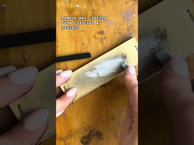 6 uses for an artist sandpaper stick