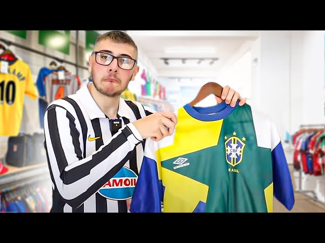 Danny Aarons Goes Shopping For INSANE £500 Football Shirts - Shirt Shopping