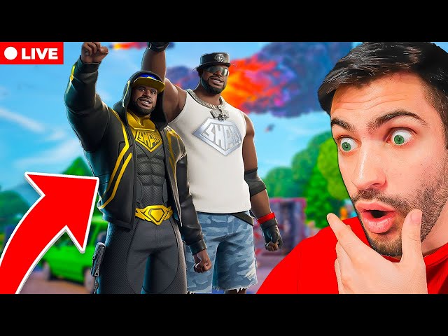 🔴 New SHAQ ICON SKIN in FORTNITE! (LIVE)