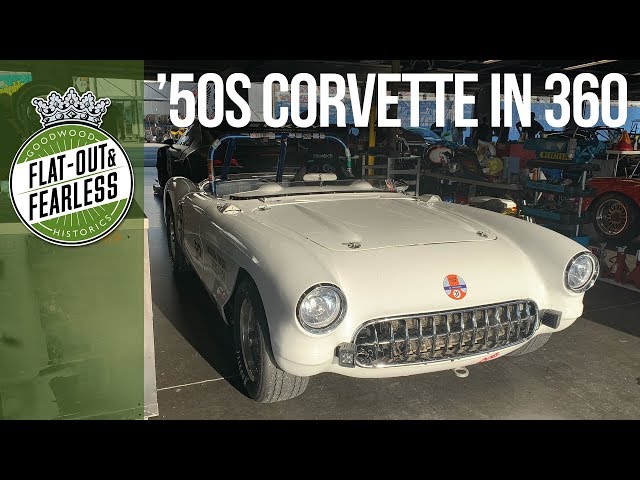 360 On board '50s Corvette on the Daytona banks