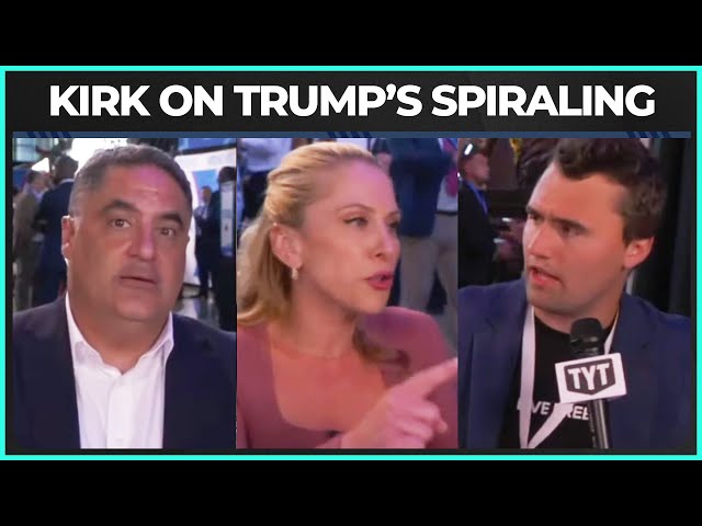 Charlie Kirk Talks To Ana, Cenk About Trump's Spiraling