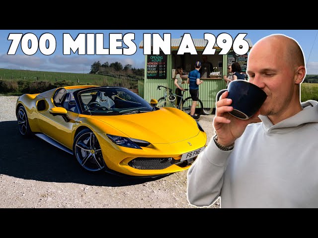 Europe's BEST Coffee In A FERRARI 296 GTS! [700 mile Road Trip]