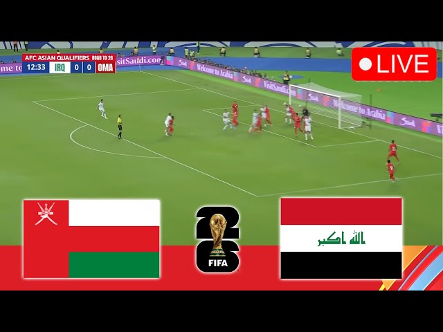 🔴 OMAN VS IRAQ [LIVE] | Asian World Cup Qualifiers 24/25 Full Match Streaming Video Game PES 2021