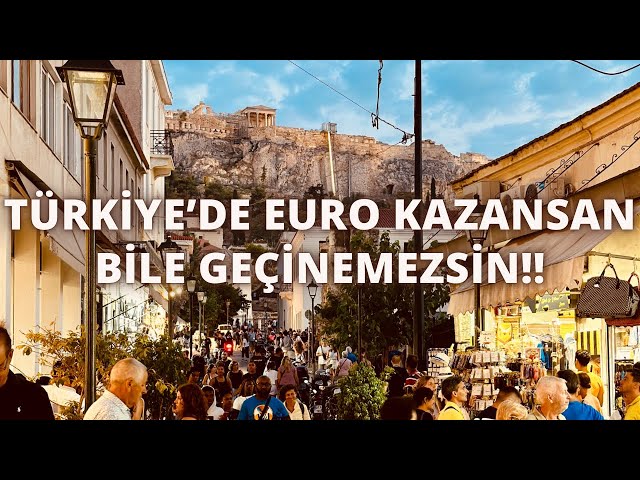 Türkiye’de Euro Kazansan Bile Geçinemezsin