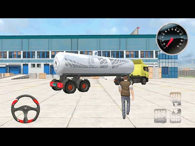 #gaming part3 Play offroad truck simulator games, deliver fuel on hilltops in truck wala game.