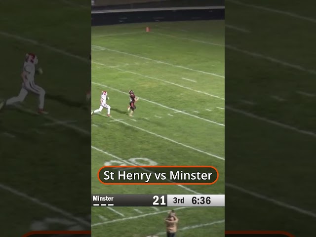 St Henry vs Minster  #wosn #hsfootball #sports #nfl #highschoolsports #mac