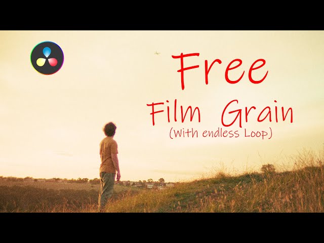 Adding Free Film grain with infinite loop in Davinci Resolve