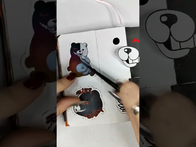 ASMR SCRAPBOOK Monokuma / Danganronpa