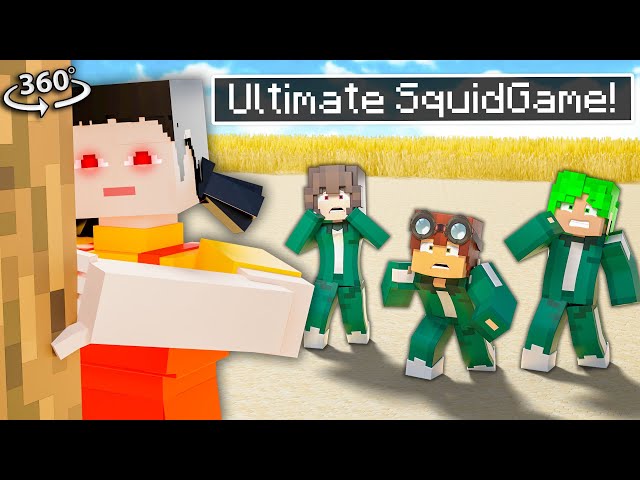 The ULTIMATE SQUID GAME in Minecraft VR 360!