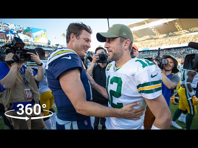 360° VR All-Access to Chargers BIG WIN vs. the Packers! | LA Chargers