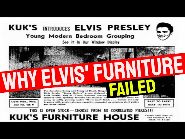 Elvis Presley's "Young Modern" Furniture Line | Part 2: Why It Failed and Became Rare