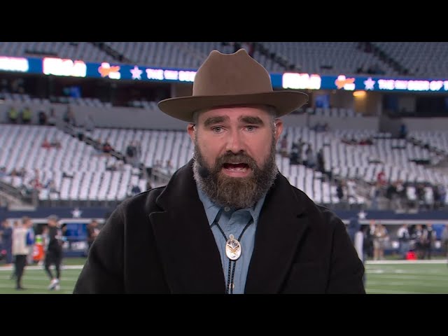 🤠 Jason Kelce Dressed Like Cowboy on MNF Countdown Despite Hating Cowboys