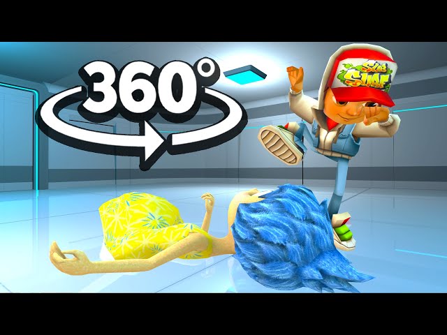 Subway Surfer VS Inside Out 2 [ Joy ] 360° | VR/360° Experience