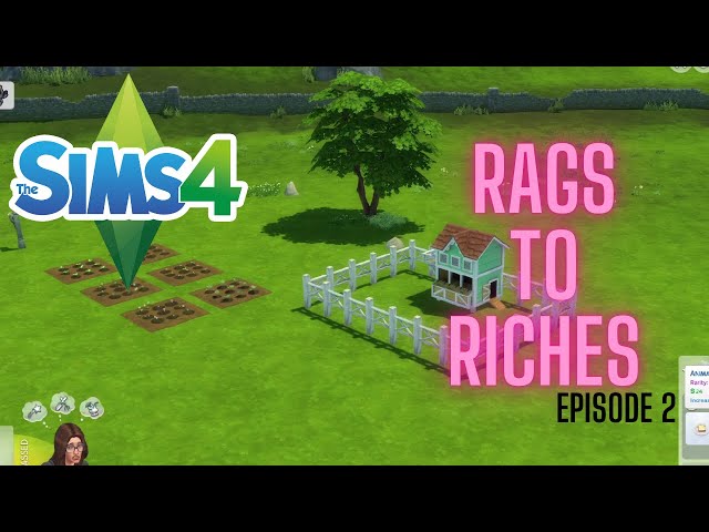 Chickens and Chores! Starting Our Farm Life | Sims 4 Rags to Riches Ep. 2