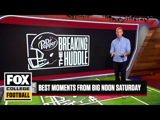 Joel Klatt recaps the best moments from Big Noon Kickoff | Breaking the Huddle