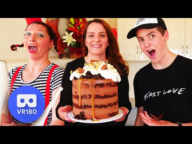 VR VIDEO Juggling Chocolate Mousse Cake | How To Cook That Ann Reardon