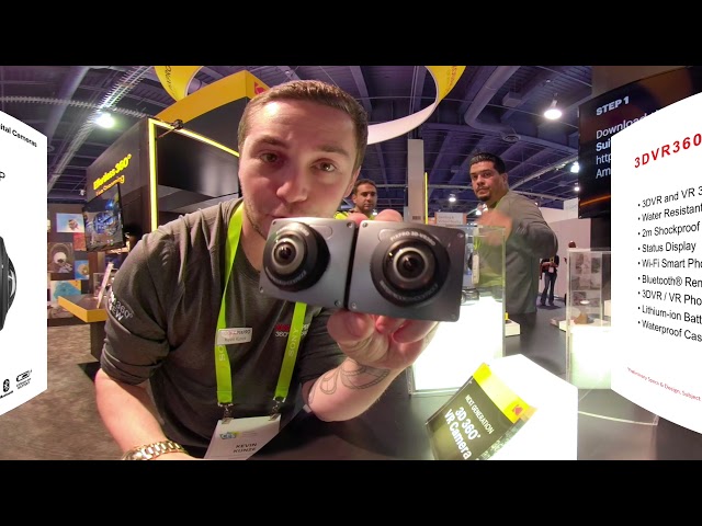 KODAK's NEW 360° VR CAMERAS!! (CES 2018)