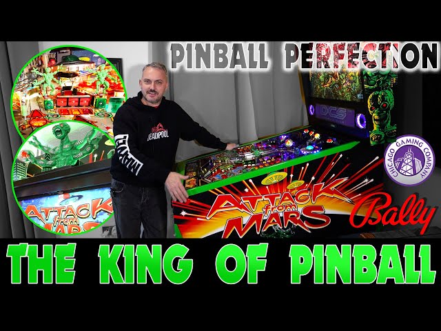 My New Pinball Machine | Attack From Mars | Chicago Gaming Company Remake of Bally Classic