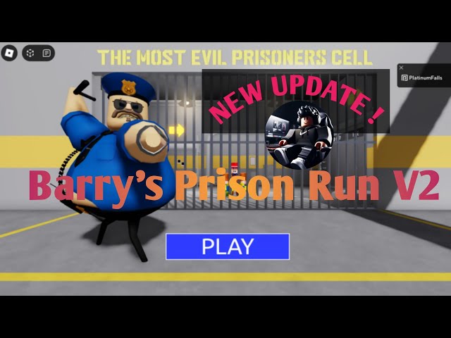 NEW Barry's Prison Run V2 #walkthrough #roblox