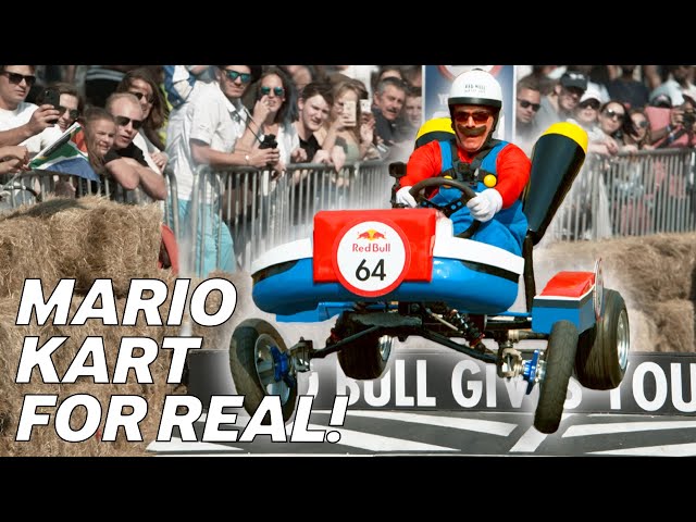 Three AMAZING Super Mario Soapbox Cars #supermario #redbullsoapboxrace #games #mariokart