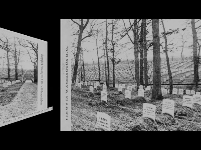 National Cemetery, Arlington, VA, ca. 1867, deep/close views (silent, still image)