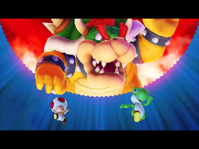 Mario Party 10 Minigames - Chao Castle - Toad vs Toadette vs Yoshi vs Spike (Bowser Party)