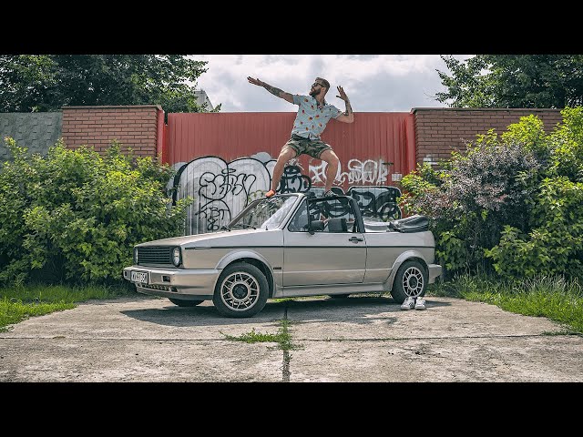 VW GOLF 1 cabrio 89' 1.6 | KRÓLIK BEZ CZAPKI | jazda test PL opinia recenzja prezentacja Volkswagen