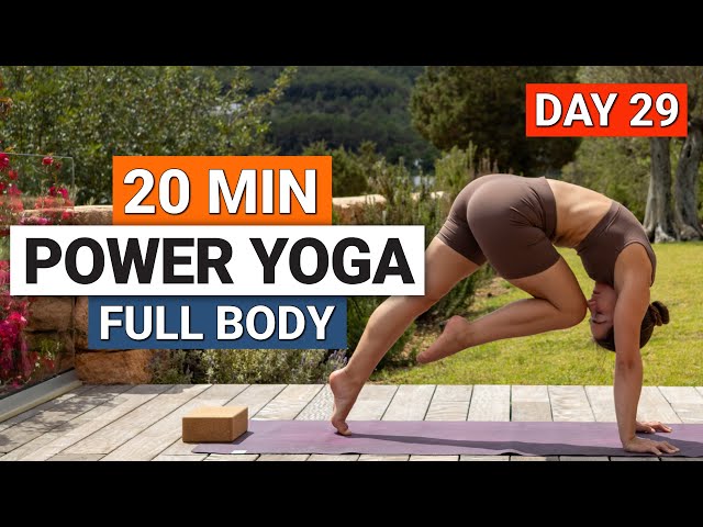 20 Min Power Yoga Flow | Day 29 - 30 Day Improvers Yoga Challenge