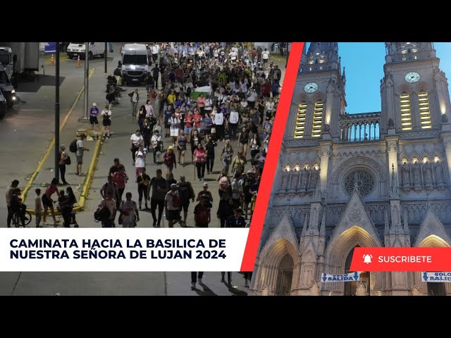 LA FE QUE MUEVE A ARGENTINA ( PEREGRINACIÓN A LUJÁN 2024) #business #buenosaires #luján #viralvideo