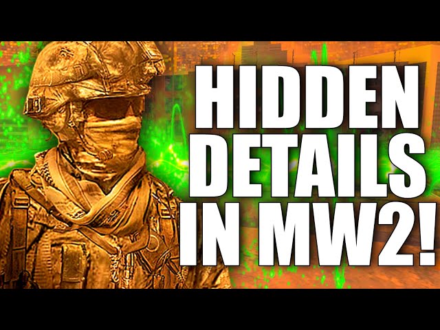 10+ Hidden Details in Modern Warfare 2's Multiplayer! (COD Secrets)