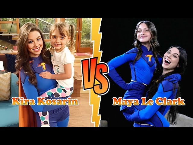 Kira Kosarin (Phoebe) VS Maya Le Clark (Chloe Thunderman) Transformation ★ From Baby To 2024