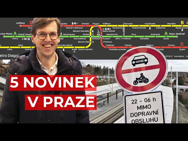 5 novinek v Praze, které vám mají zlepšit život