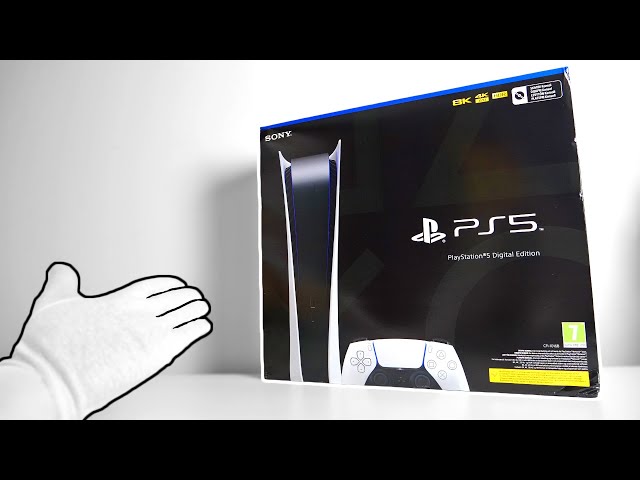 PS5 Digital Edition Unboxing - Sony PlayStation 5 Next Gen Console + Ultra Rare Press Kit