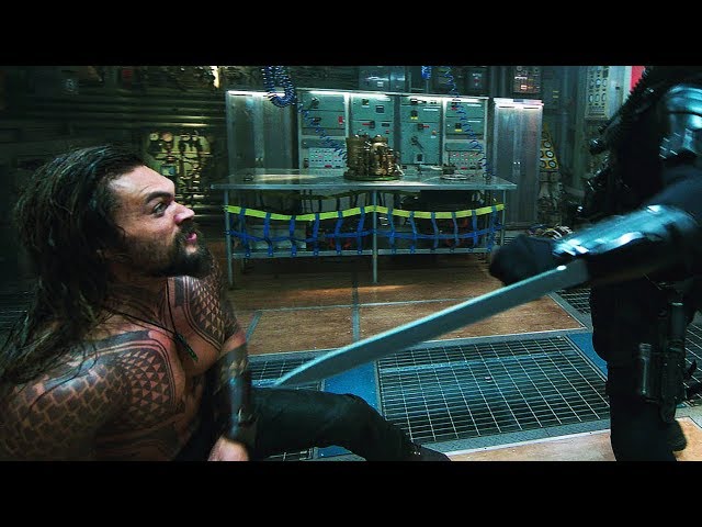 Aquaman vs Black Manta. Submarine | Aquaman [4k, HDR]