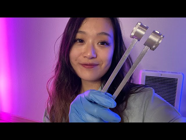 ASMR VR (Lying Down) | Send You  to Sleep w/ Tuning Fork, Reiki & Latex Glove Triggers (No Talking)