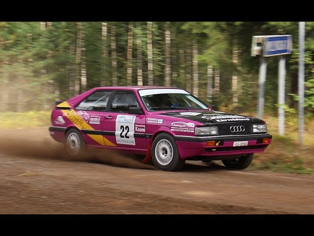 Lahti Historic Rally 2019, Roaring Audi Quattro's