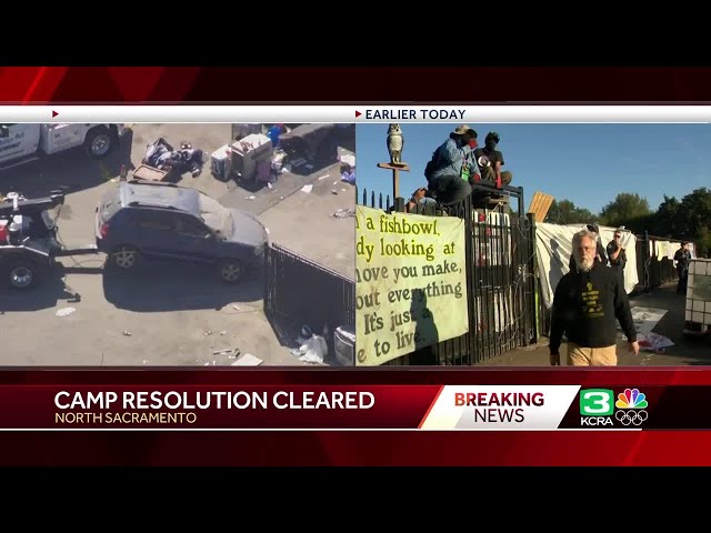 Camp Resolution Cleared | Residents of Sacramento encampment evicted after as tensions run high