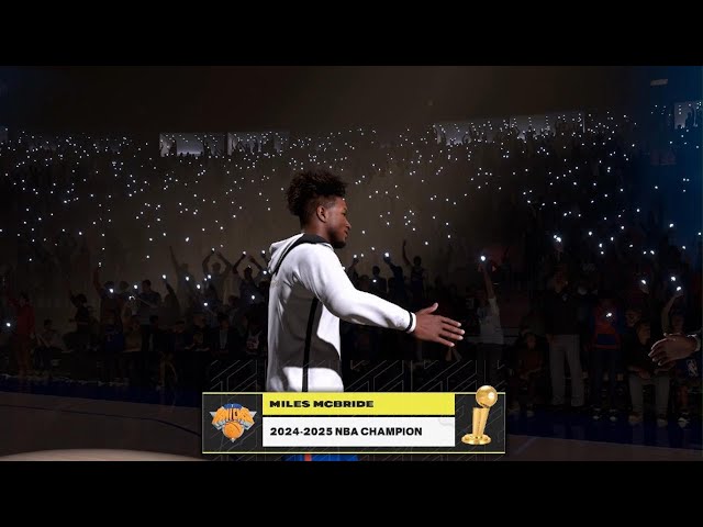 NBA 2K25 MY 1st CHAMPIONSHIP.