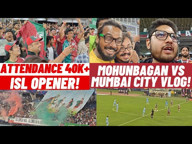 Mohunbagan vs Mumbai City VLOG! 🔥 All Goals! ⚽ Amazing Atmosphere! 😍