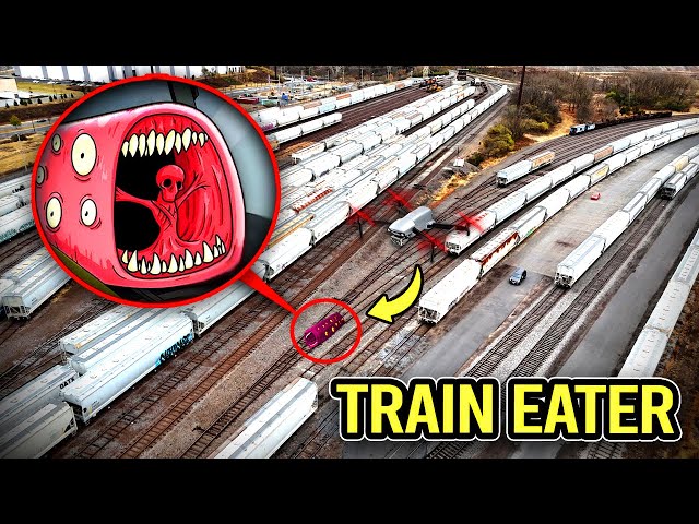 DRONE CATCHES TRAIN EATER IN REAL LIFE!! (ON CAMERA)