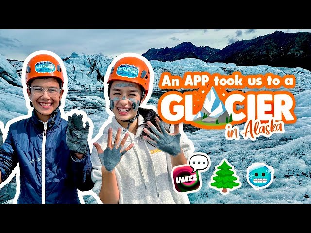 The APP WiZZ took us to a GLACiER in ALASKA!! #ad #wizzapp