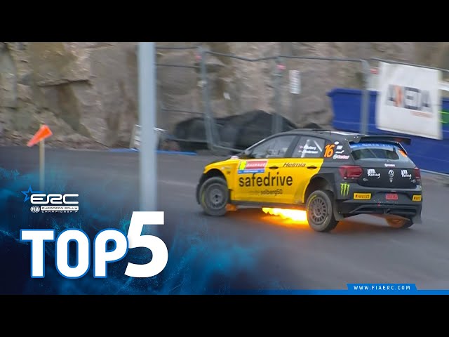 Top 5 Moments I ERC Bauhaus Royal Rally of Scandinavia 2024