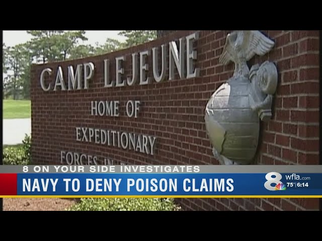 Navy washes its hands of Camp Lejeune contamination victims