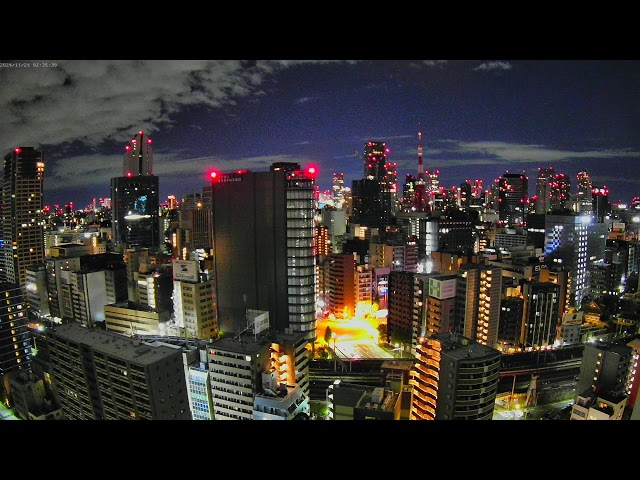 【Tokyo Tower & Railway Livecam】【東京タワー&鉄道ライブカメラ】東京 夜景 お天気カメラ 港区 六本木 | Japan |H.View Camera